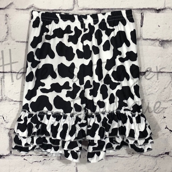 2pc. 🐮Cow Fresh Milk Shorts Set - Picture 5 of 6